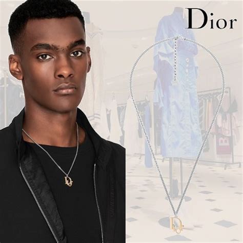 dior oblique pendant necklace|Dior Oblique Pendant Necklace.